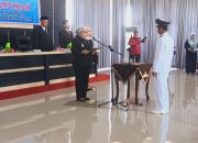 Bupati Way Kanan Lantik Widodo sebagai Penjabat Kepala Kampung Kota Dewa